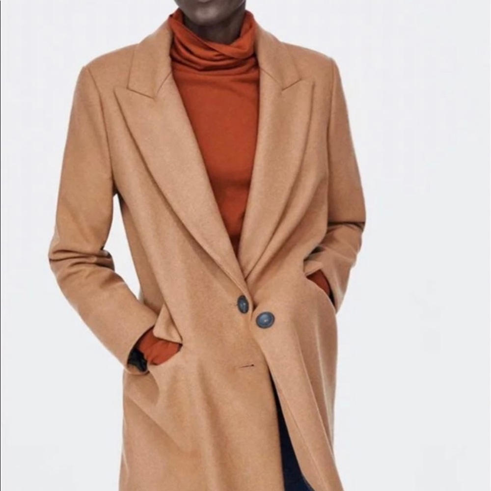Zara masculine beige coat